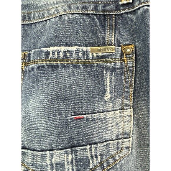 O.G Jeans Men's Size  34 X 32 Distressed Blue Denim Pants - Picture 5 of 11